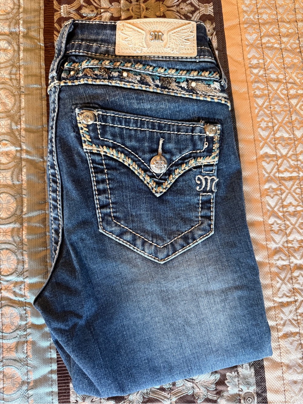 Miss Me Hailey Skinny Jeans Size 25 Embellished